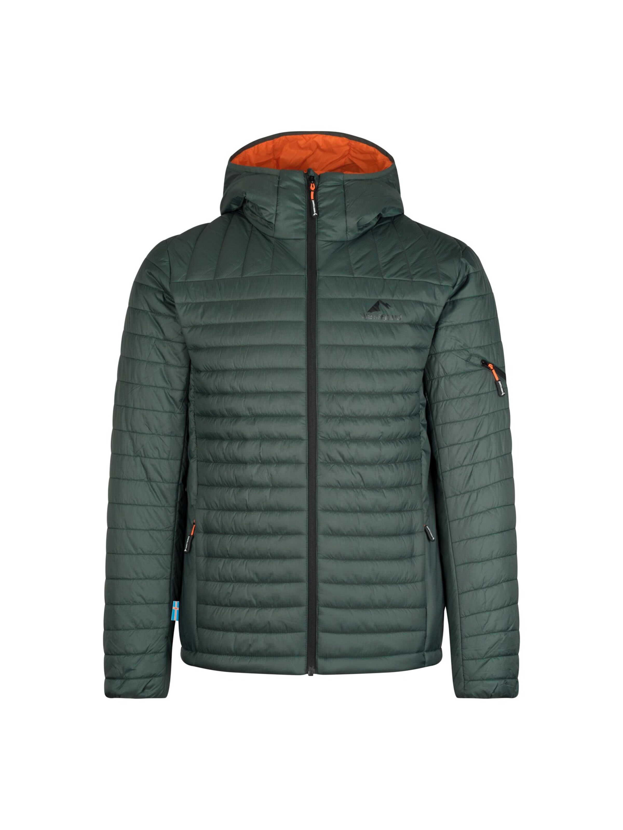 WESTFJORD Winter Jacket in Green: front