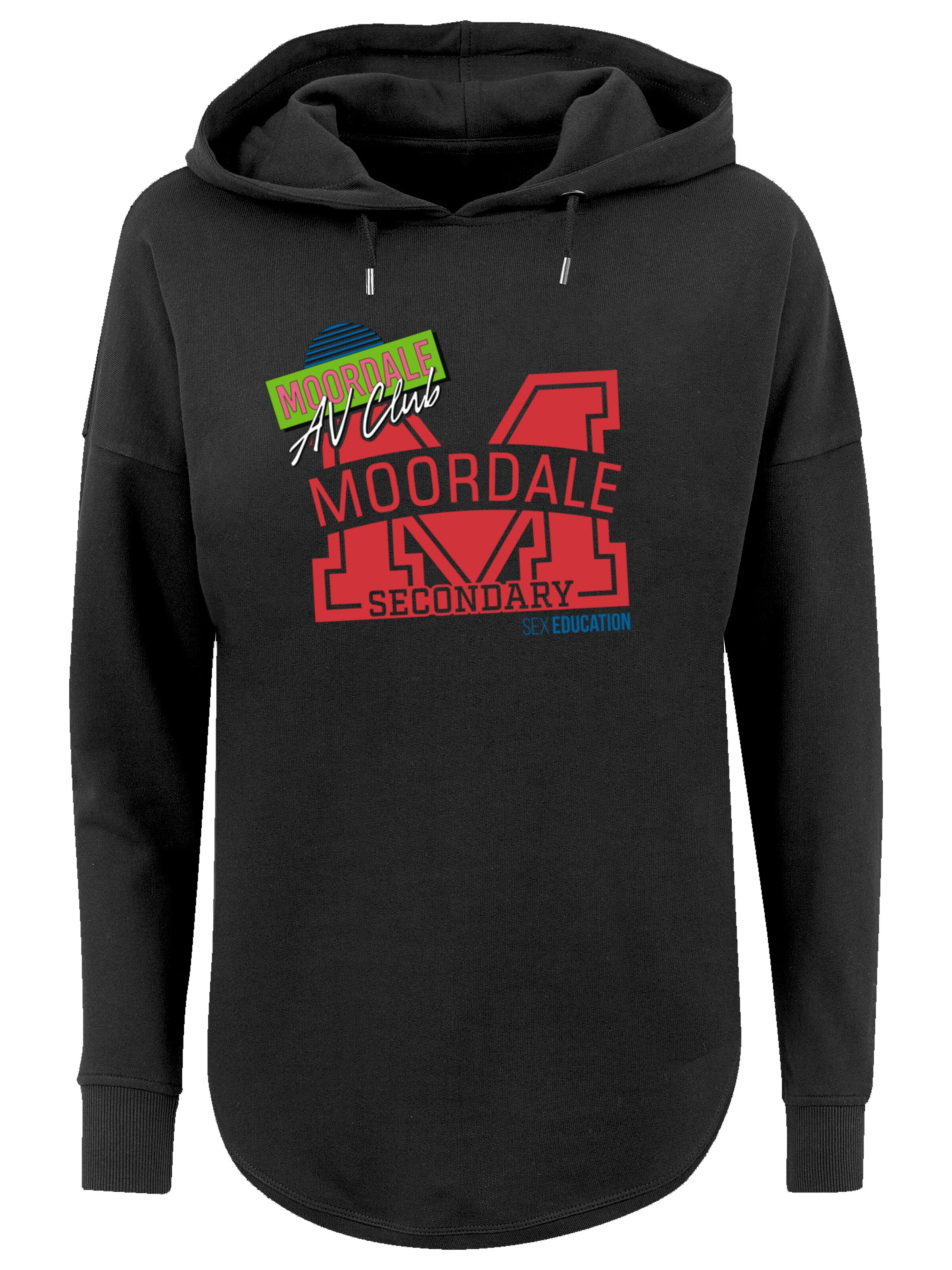 F4NT4STIC Sweatshirt 'Sex Education Netflix TV Series' in Zwart: voorkant