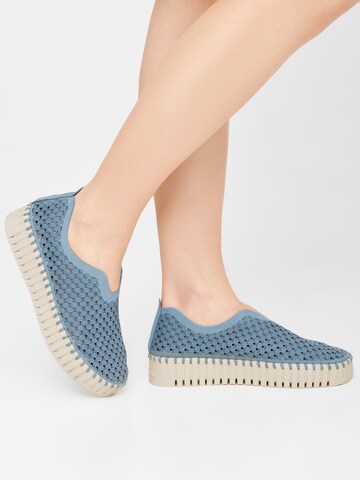 ILSE JACOBSEN Slip On 'Tulip' in Blau: Vorderseite