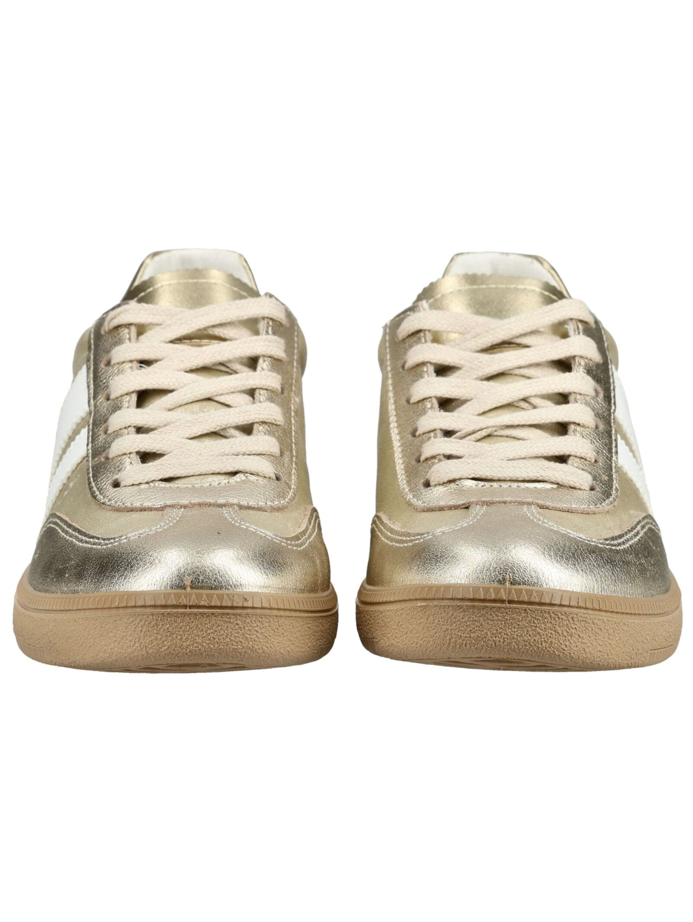 Baskets basses IMAC en or