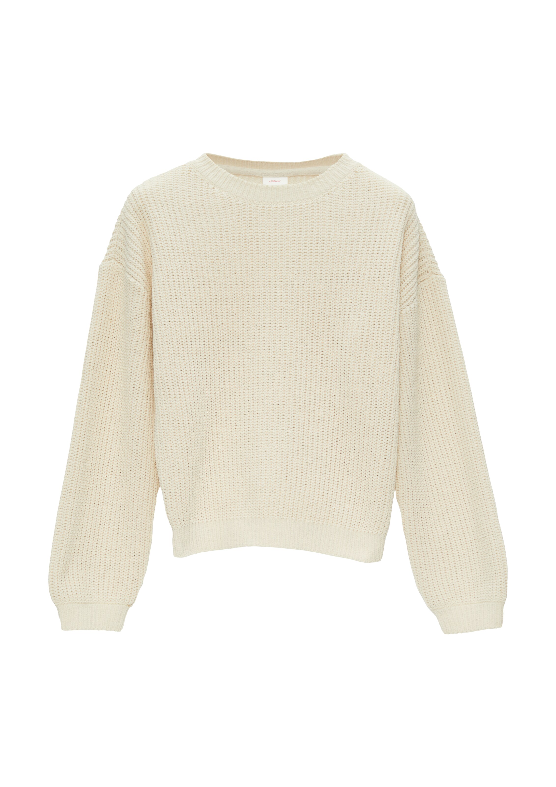 s.Oliver Pullover in Beige: Vorderseite
