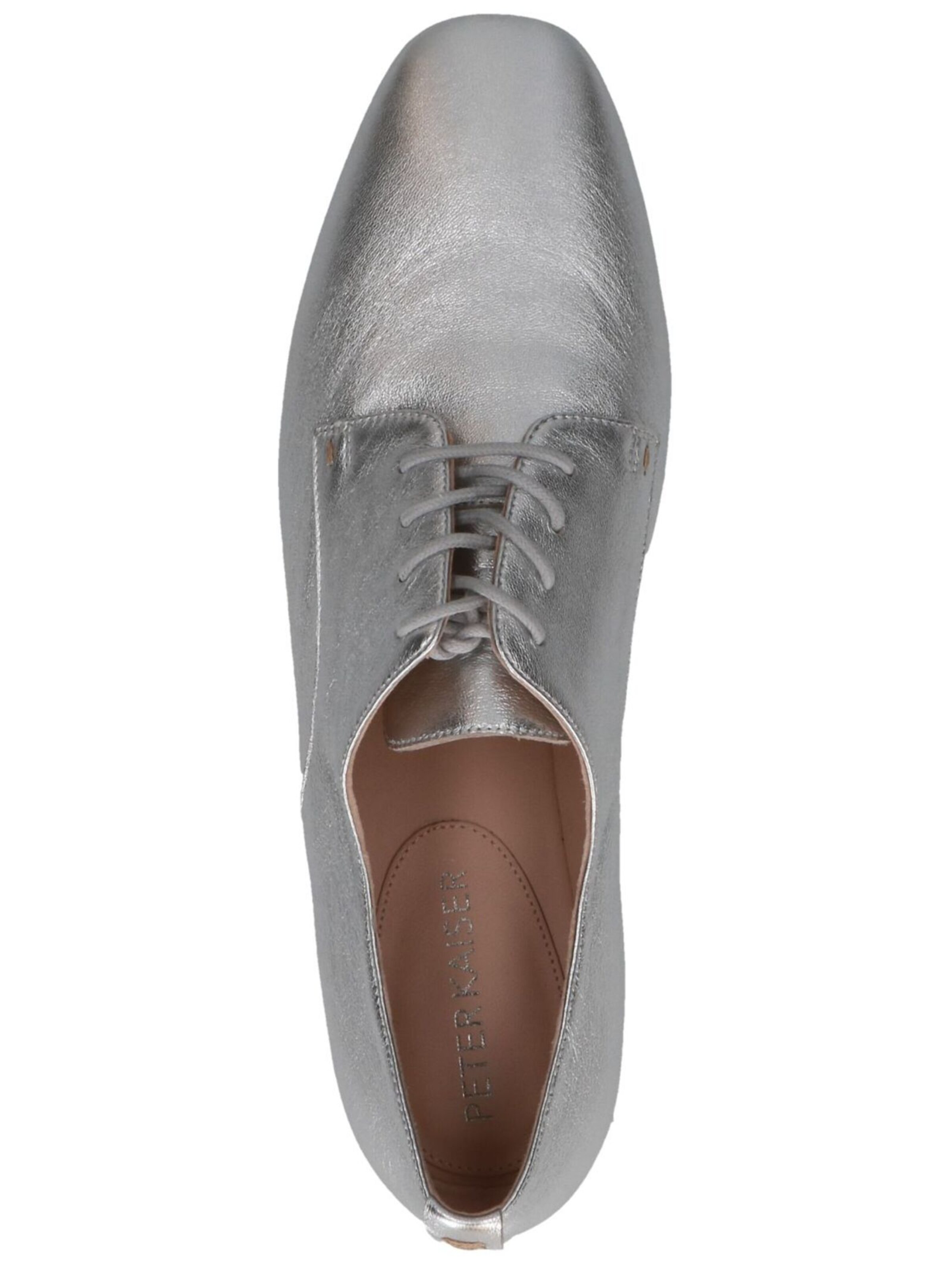 PETER KAISER Schnürschuh in Silber