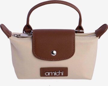 Amichi - Bolso de mano en beige: frente