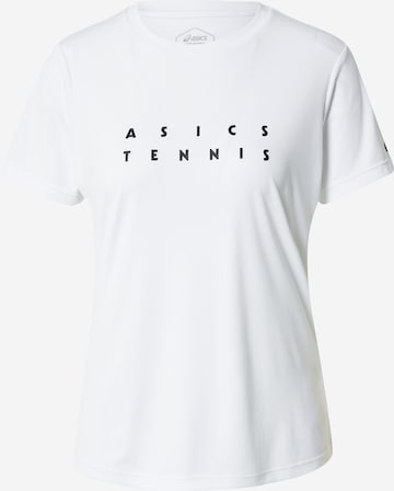 Tricou funcțional 'COURT' de la ASICS pe alb: față