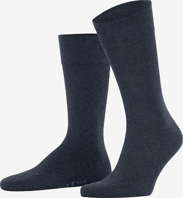 FALKE Socken 'Sensitive New York' in Blau: Vorderseite