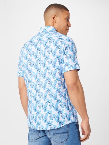 bugatti - Ajuste regular Camisa en azul