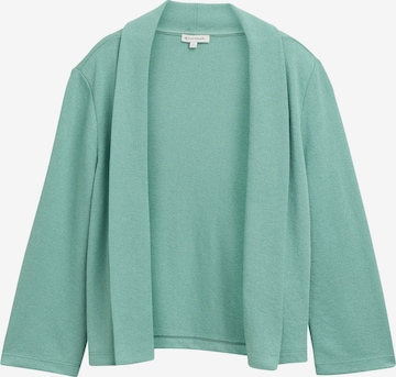 Cardigan TOM TAILOR en vert : devant