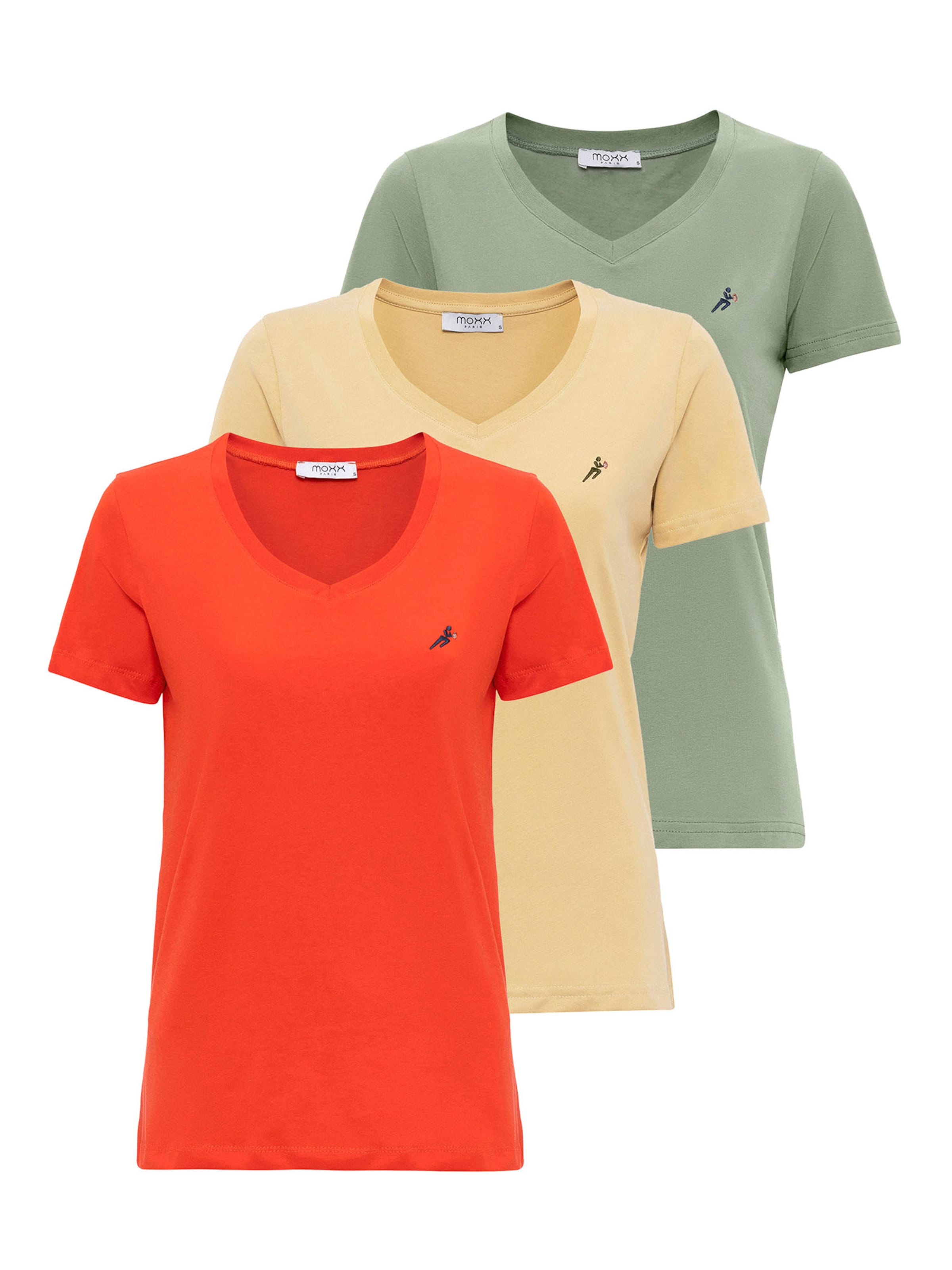 Moxx Paris Tričko – béžová: přední strana