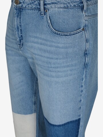 Regular Jeans 'Mille' de la Zizzi pe albastru