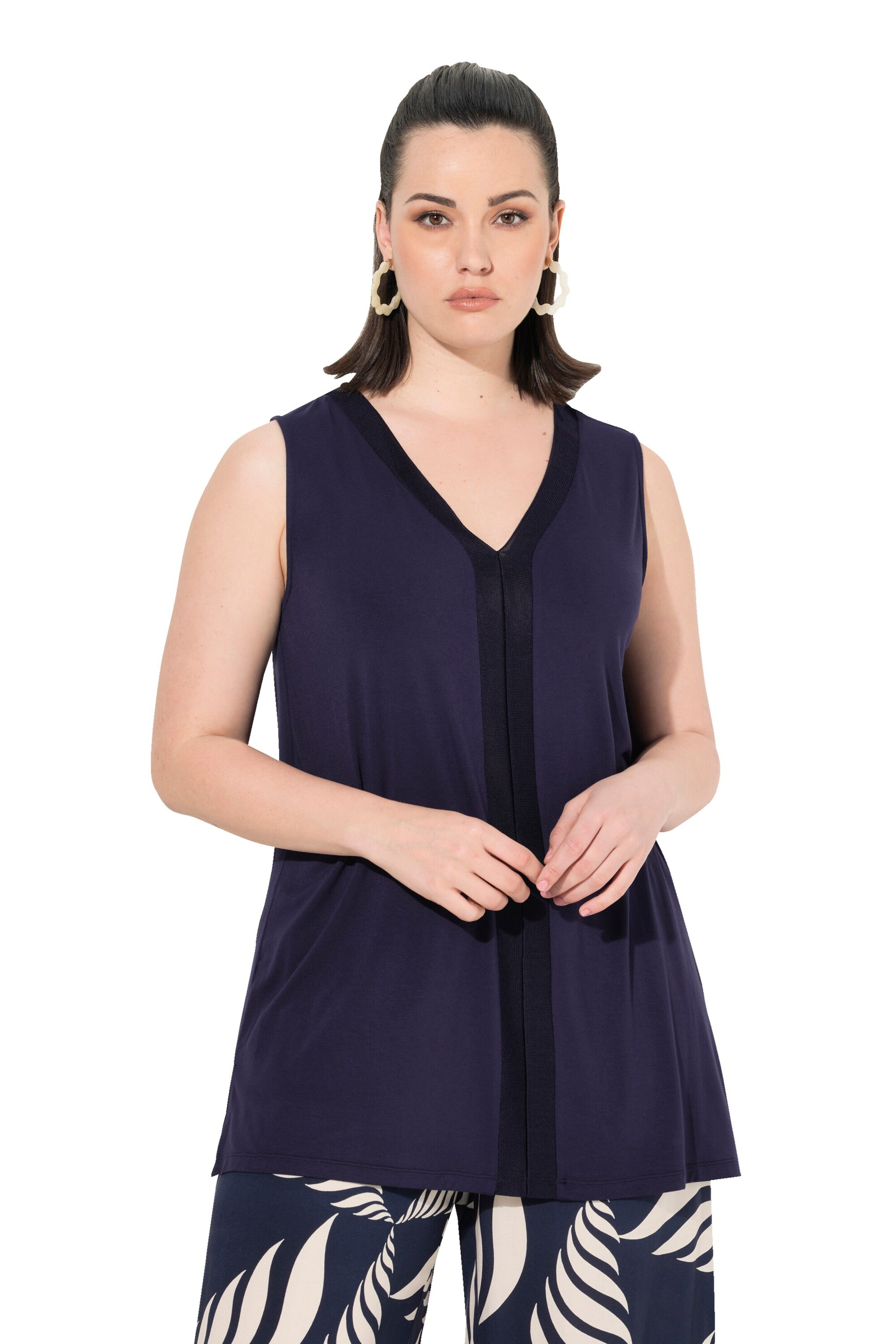 Ulla Popken Top in Blau: Vorderseite