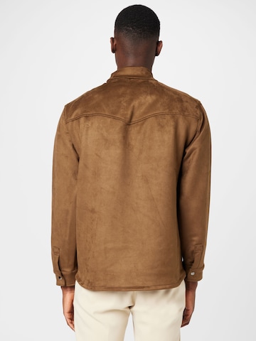 Abercrombie & Fitch Between-Season Jacket in Brown