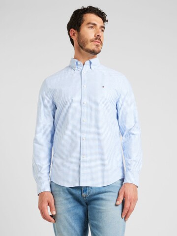 TOMMY HILFIGER Regular Fit Hemd 'Heritage' in Blau: Vorderseite