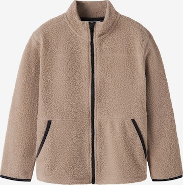 NAME IT Fleece jacket 'NKFBulina' in Beige: front