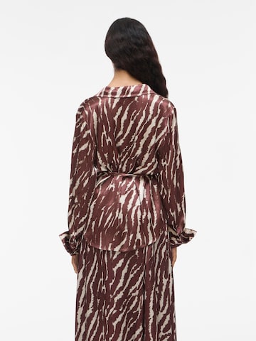 Chemisier ROUGE EDIT en marron