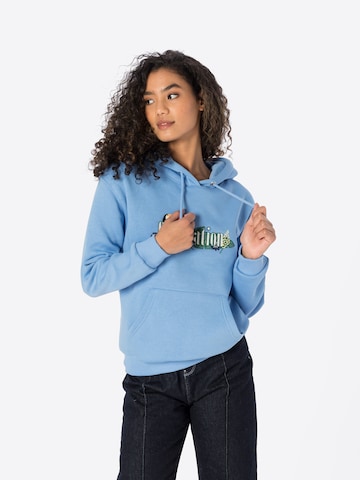 On Vacation Club Sweatshirt in Blue: front