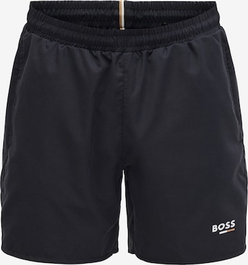 BOSS Swimming shorts 'Swordfish' in Black: front