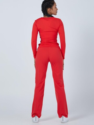 SPORTKIND Funktionsshirt 'Longsleeve Shirt'‌‌‌‌‌‌‌‌‌ in Rot