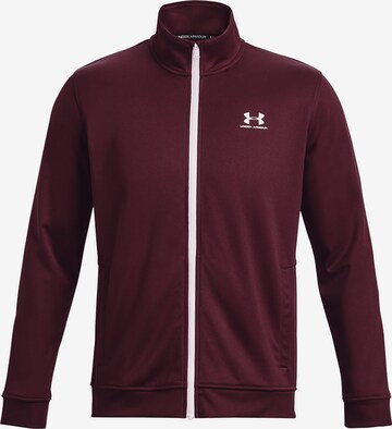 UNDER ARMOUR Training Jacket in Brown: front
