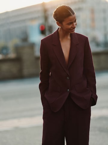 Next Wide Leg Hose in Rot