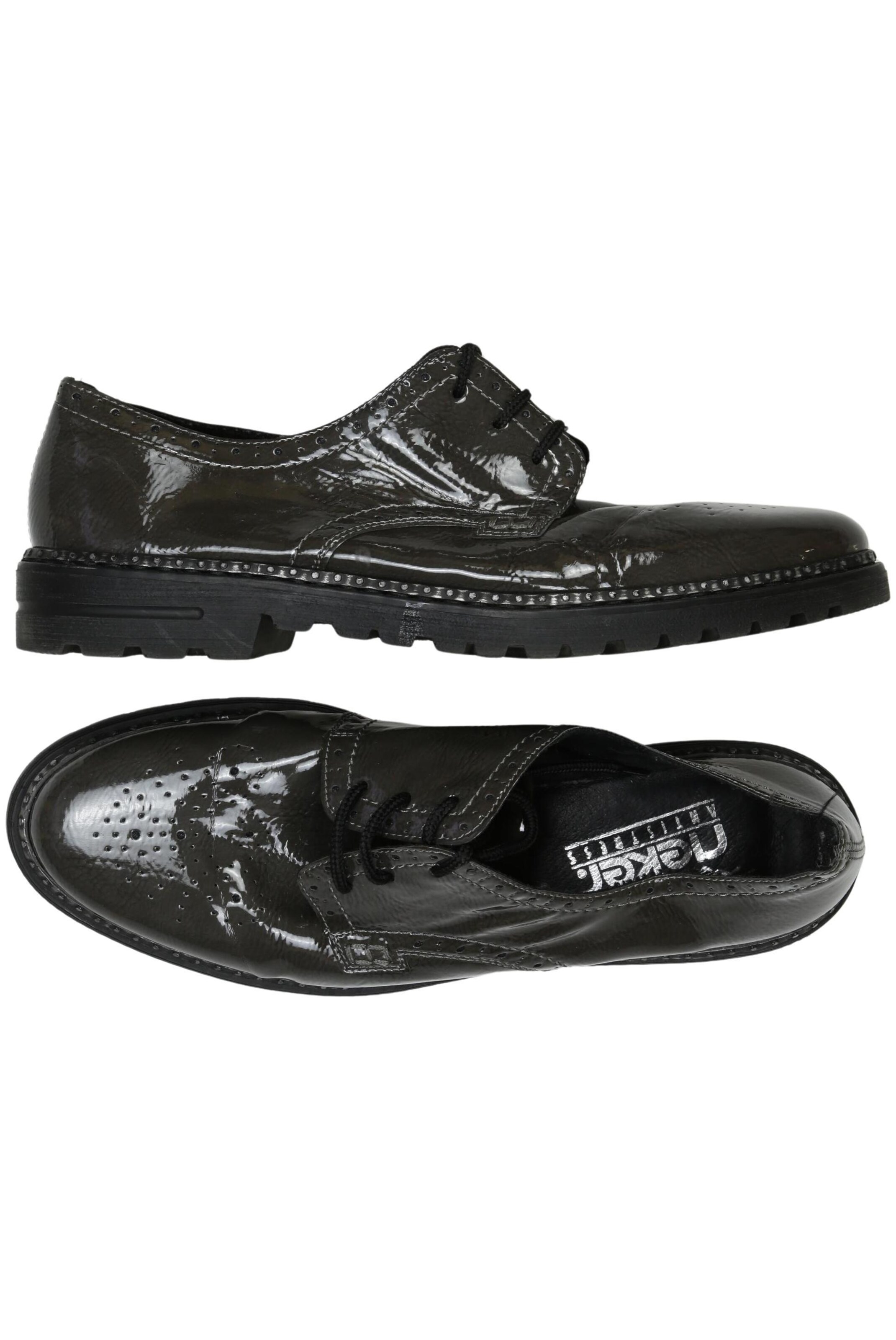 Rieker Flats & Loafers in 42 in Grey: front