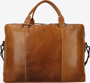 GREENBURRY Aktentas 'Newport' in Bruin: voorkant