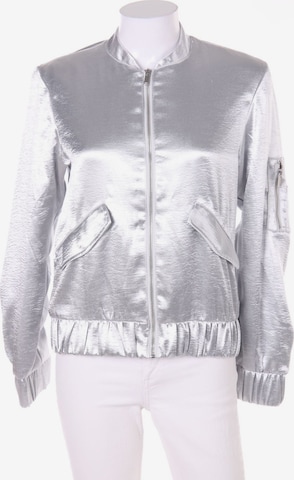 H&M Bomberjacke XXS in Silber: predná strana