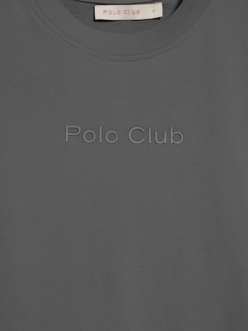 Polo Club Shirt in Grau