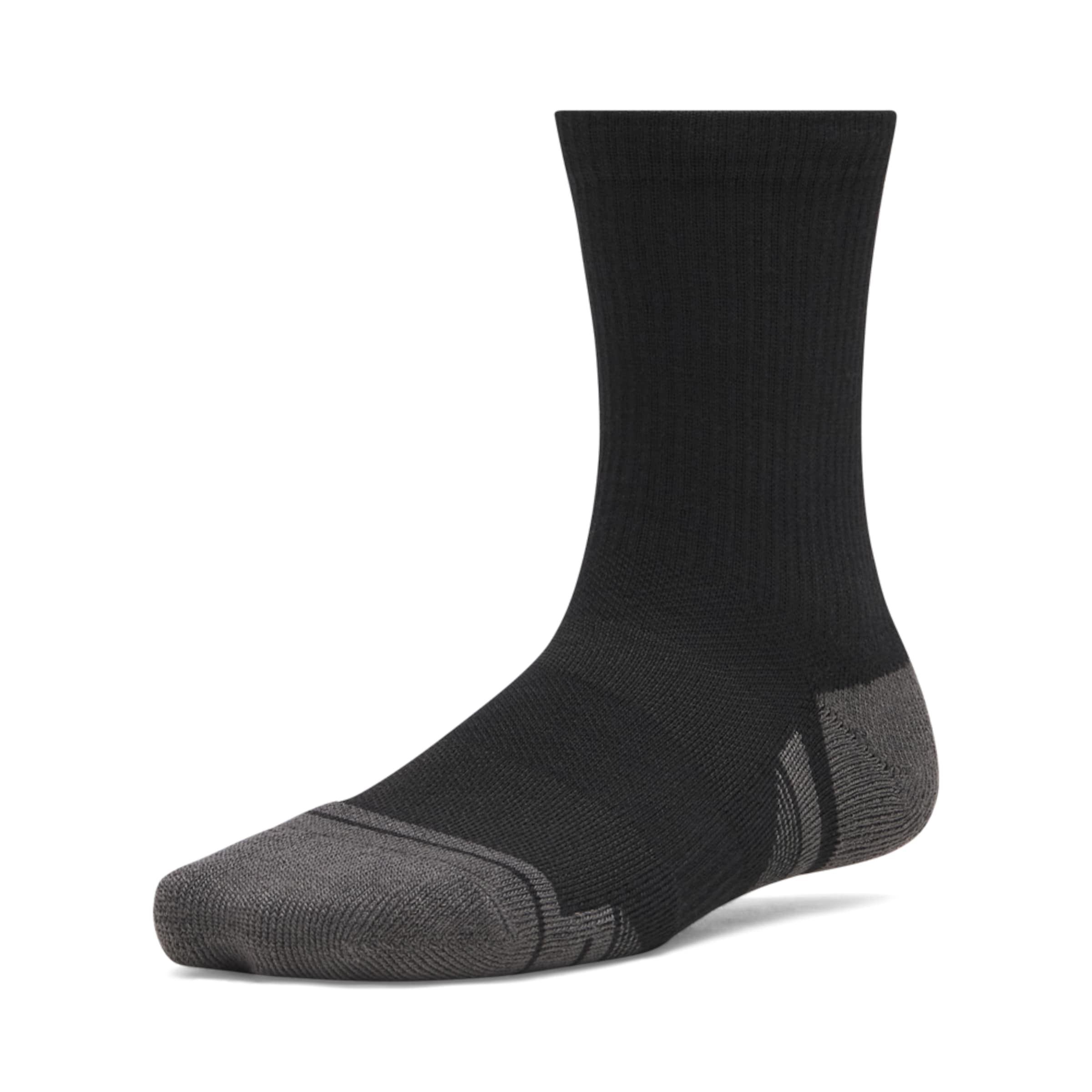 UNDER ARMOUR Athletic Socks in Black: front