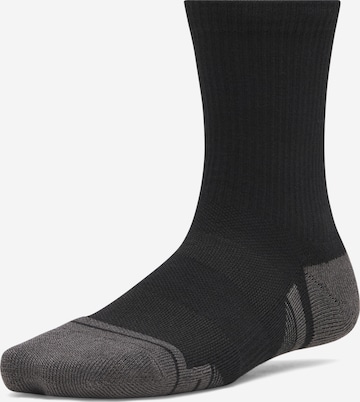 UNDER ARMOUR Athletic Socks in Black: front