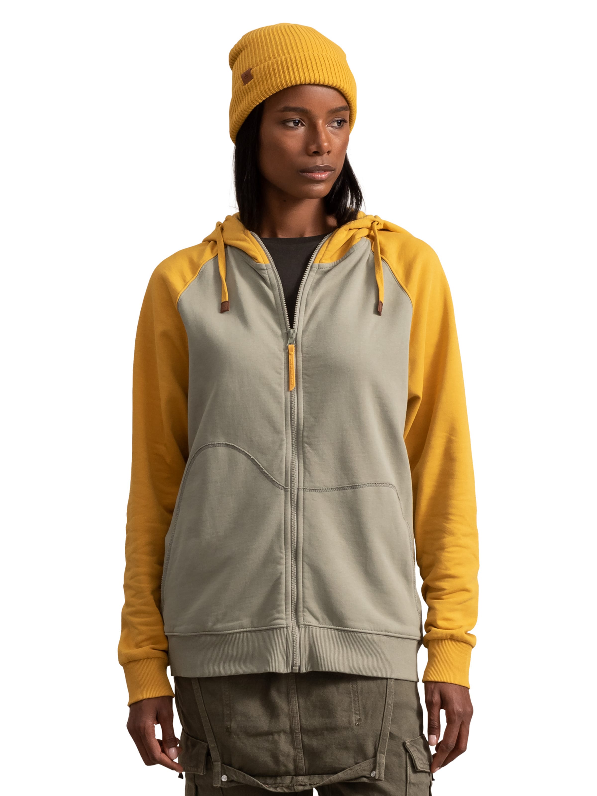 Kaft Sweat jacket 'Kleuzip' in Grey