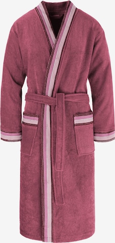 normani Long Bathrobe in Pink: front