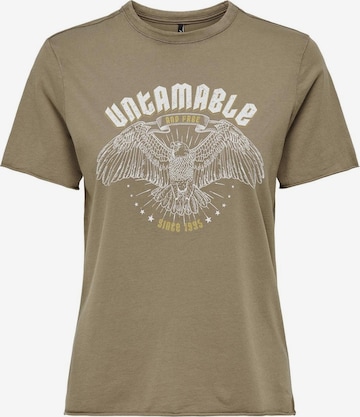 ONLY T-Shirt 'ONLLucy' in Braun: Vorderseite