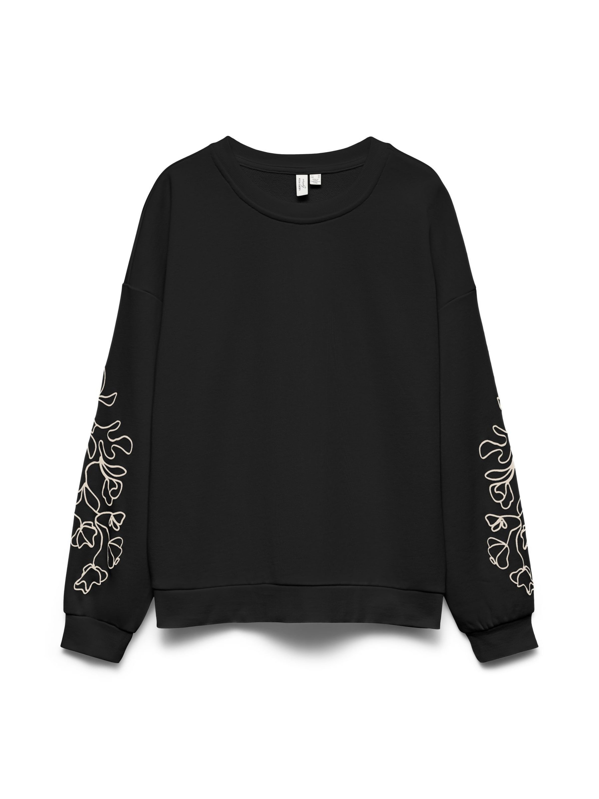 VERO MODA Свитшот 'VMLada' в Черный: спереди