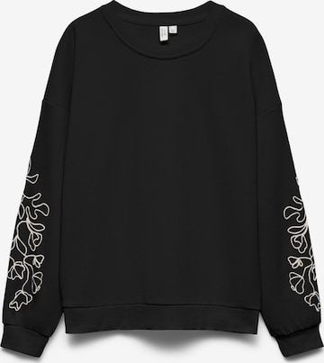 VERO MODA Свитшот 'VMLada' в Черный: спереди