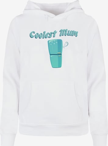 ABSOLUTE CULT Sweatshirt 'Mother's Day - Coolest Mum' in White: front