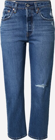 LEVI'S ® - Vaquero '501® Crop' en azul: frente