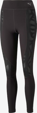 PUMA Skinny Sportbroek 'NOVA SHINE HIGH WAIST EVERSCULPT' in Zwart: voorkant