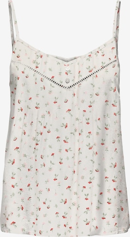 Top 'ONLNALA' de la ONLY pe alb: față