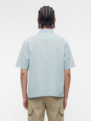 HOLLISTER Классический крой Рубашка в Синий