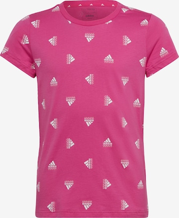 ADIDAS SPORTSWEAR Funktionsshirt 'Brand Love Print ' in Pink: predná strana