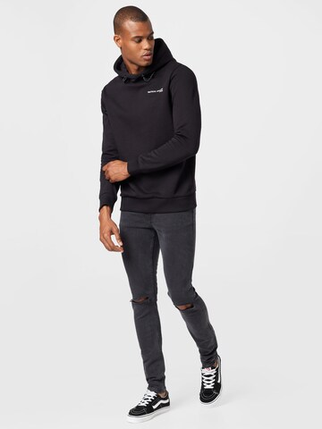 JACK & JONES Sweatshirt 'LIMITS' in Schwarz