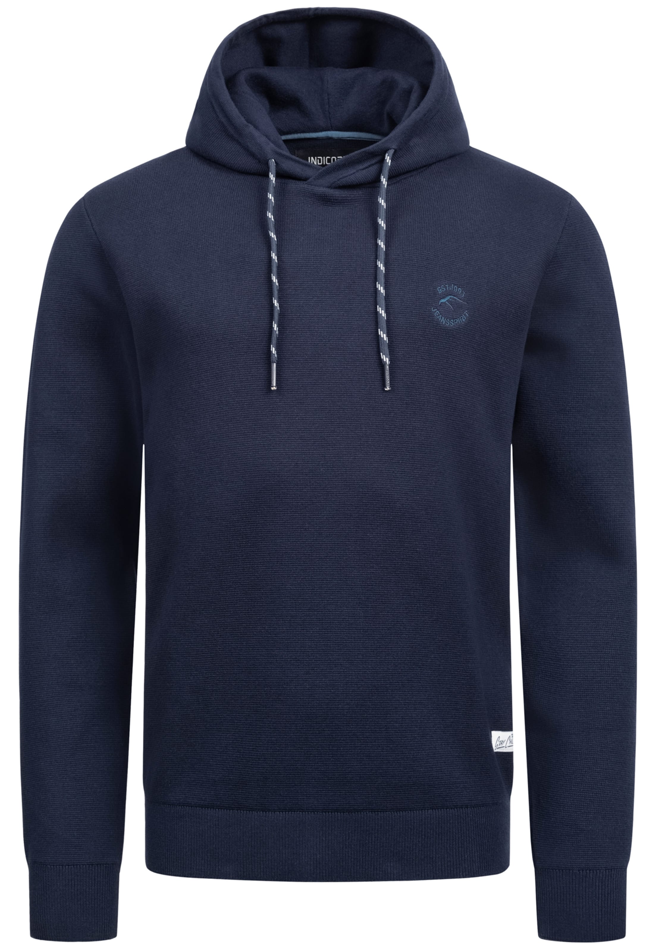 INDICODE JEANS Sweatshirt ' Longview ' in Blue: front