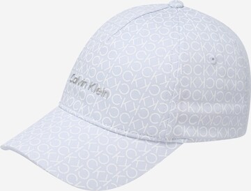 Casquette Calvin Klein en bleu : devant