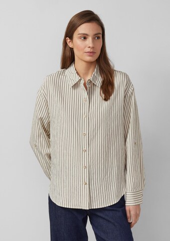 Chemisier s.Oliver en beige : devant