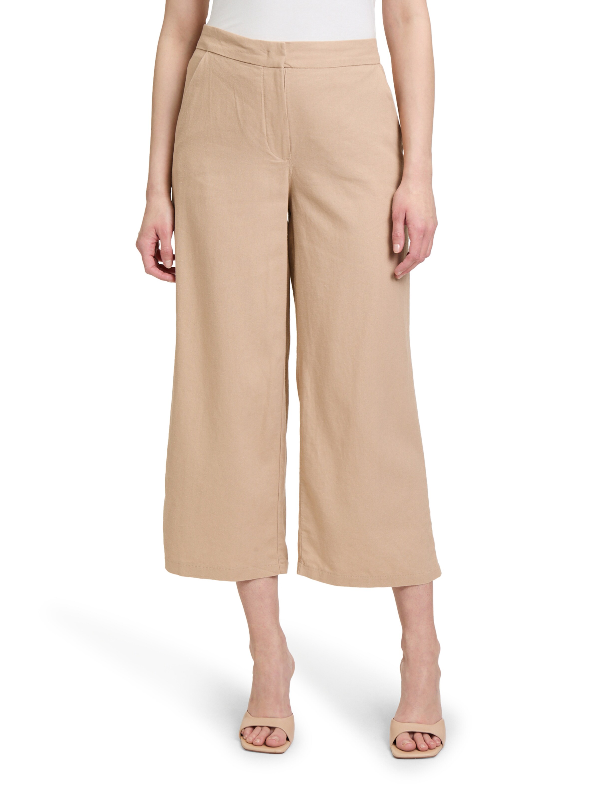 Wide Leg Pantalon Betty Barclay en beige : devant
