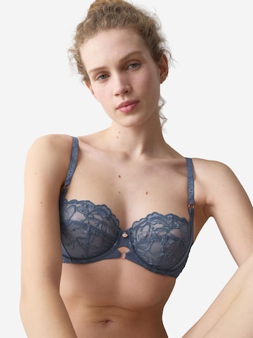 Balconnet Soutien-gorge ' Wild Gardenia Florale ' TRIUMPH en bleu