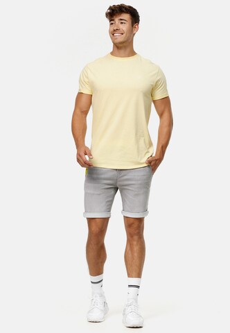 INDICODE JEANS Regular Shorts 'Azibo' in Grau