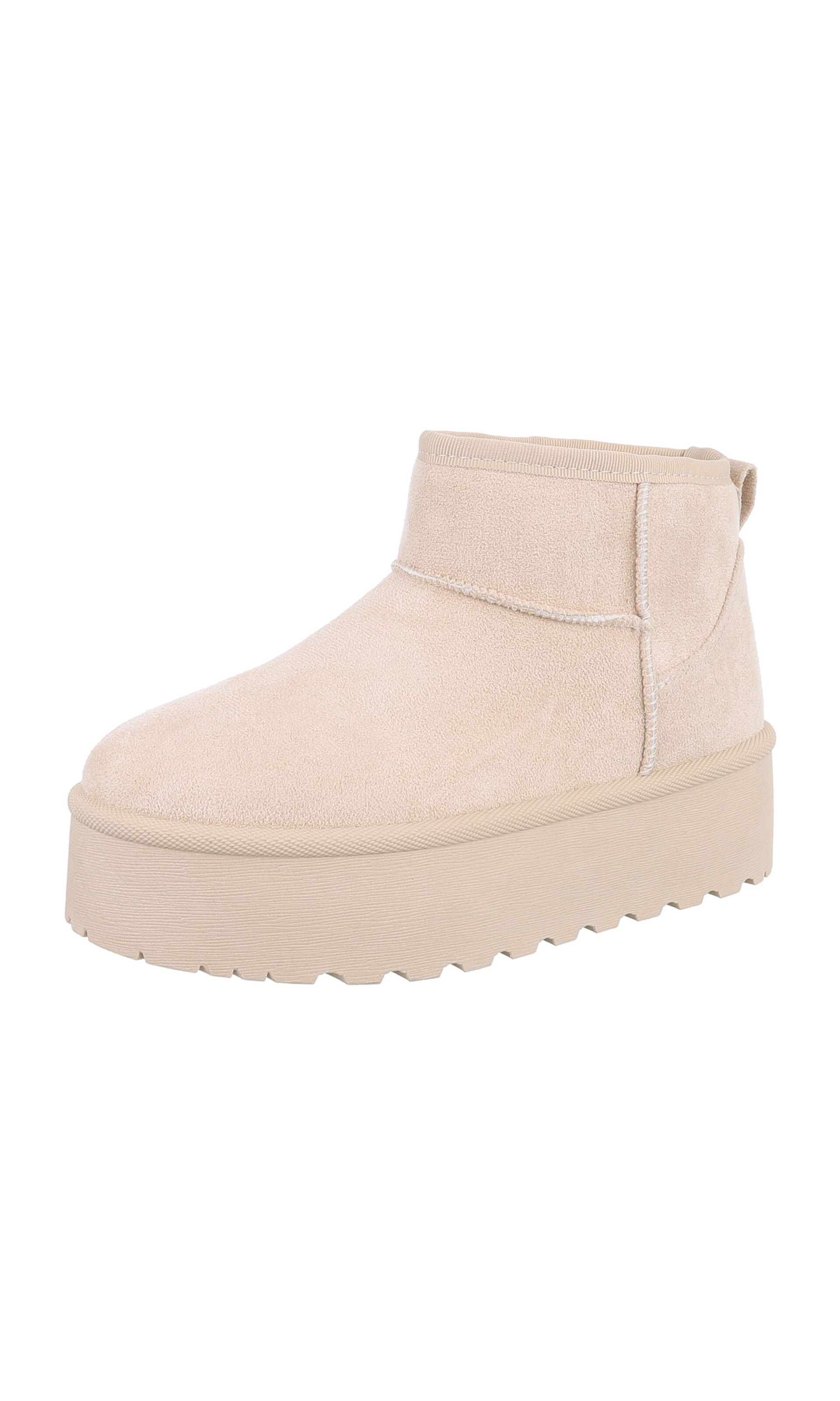 Ital-Design Boots in Beige: front