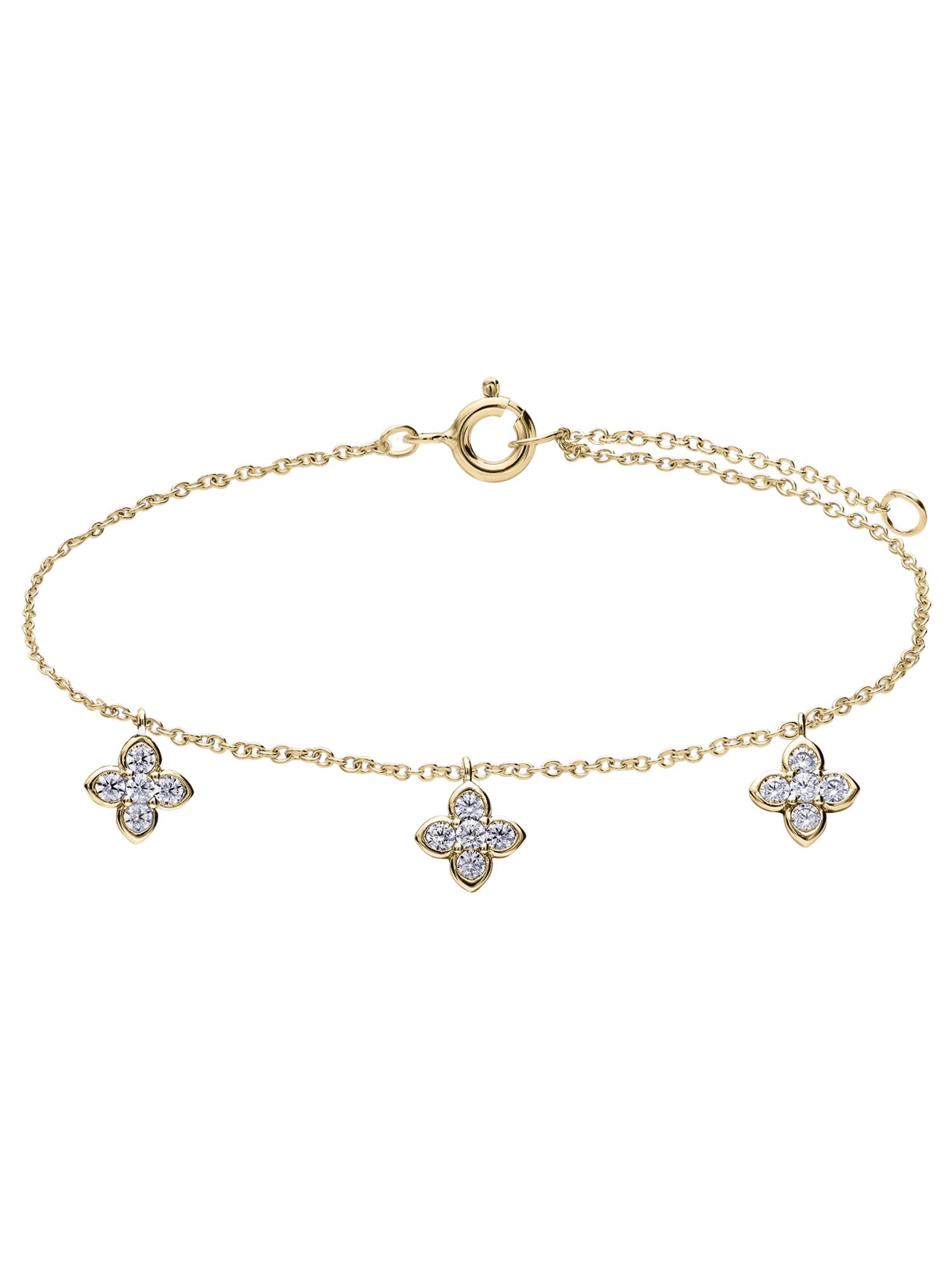 Lucardi Armband in Gold: Vorderseite