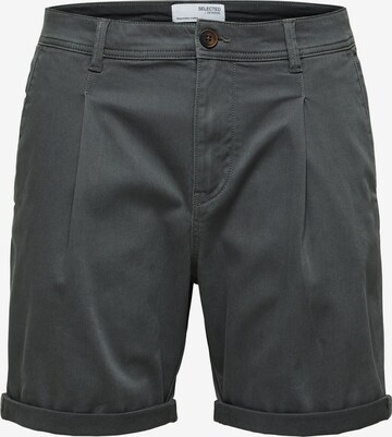 Regular Pantalon chino SELECTED HOMME en gris : devant